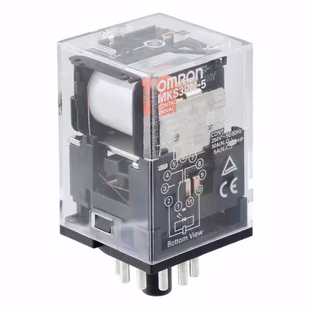 MKS3PN-5 AC240 Omron Automation and Safety  Power Relays Over 2 Amps